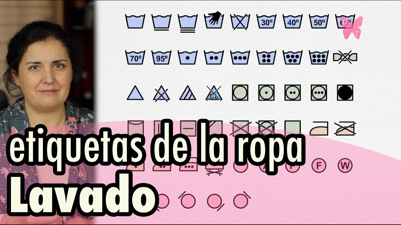 Aprende el significado de los símbolos de las etiquetas de la ropa - YouTube