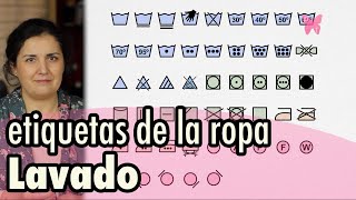 Aprende el significado de los símbolos de las etiquetas de ropa - YouTube