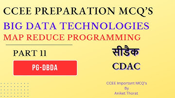 CDAC | PG-DBDA | CCEE Preparation MCQ