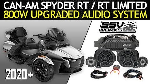 🔊Can-Am Spyder RT / RT Limited 800W Plug N