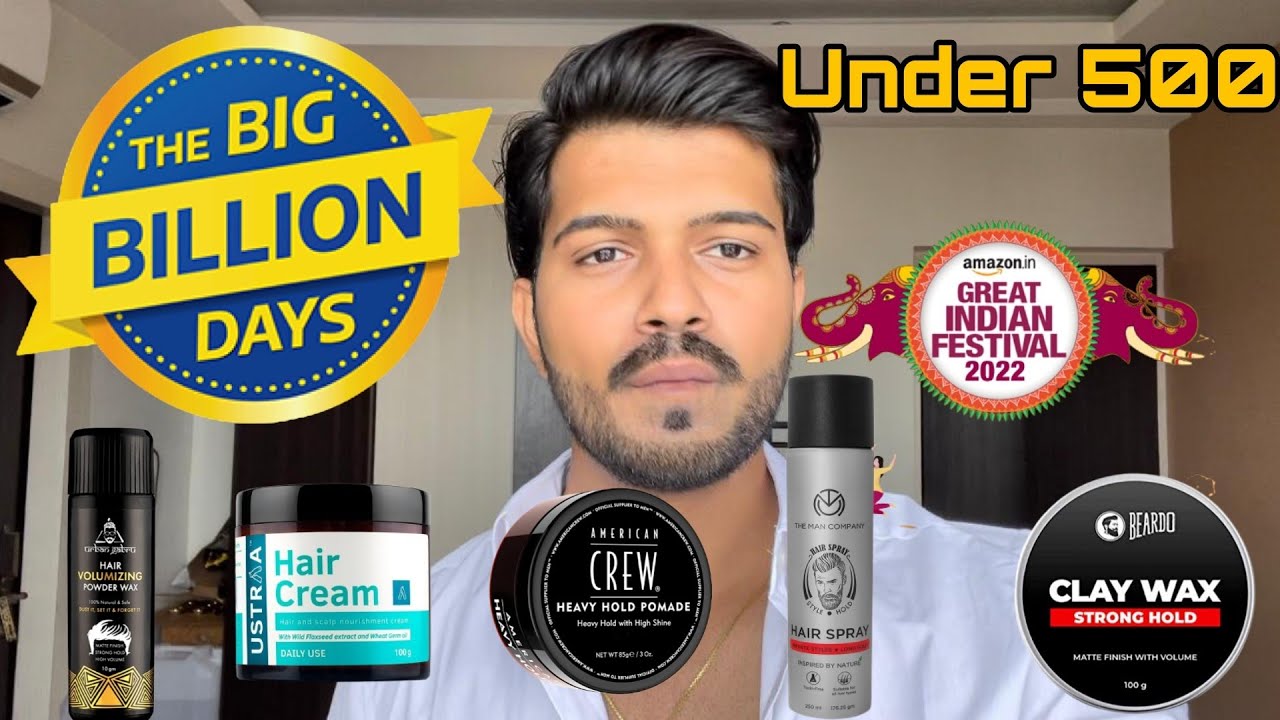 Top 5 Hair Products For Men Under 500 AMAZON GREAT INDIAN FESTIVAL top-5-hair-products-for-men-under-500-amazon-great-indian-festival