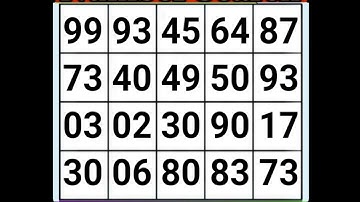Number Search #30 Boost Your Memory & Brain Strength Today【Match | brain game | brain training】