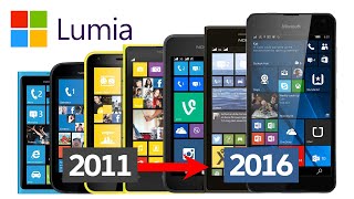 Evolution of Nokia / Microsoft Lumia Smartphones 20112016