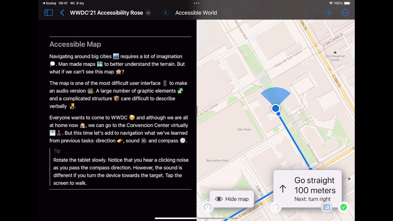 Accessibility Rose - WWDC21 - Swift Student Challenge [Awarded]