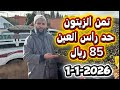 الزيتون ديال حد راس العين عطاوه 85 ريال بتاريخ 1-1-2026 وتمن الزيتون العطاوية من 110 ال 115 