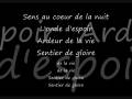 Les choristes - Vois sur ton chemin - lyrics