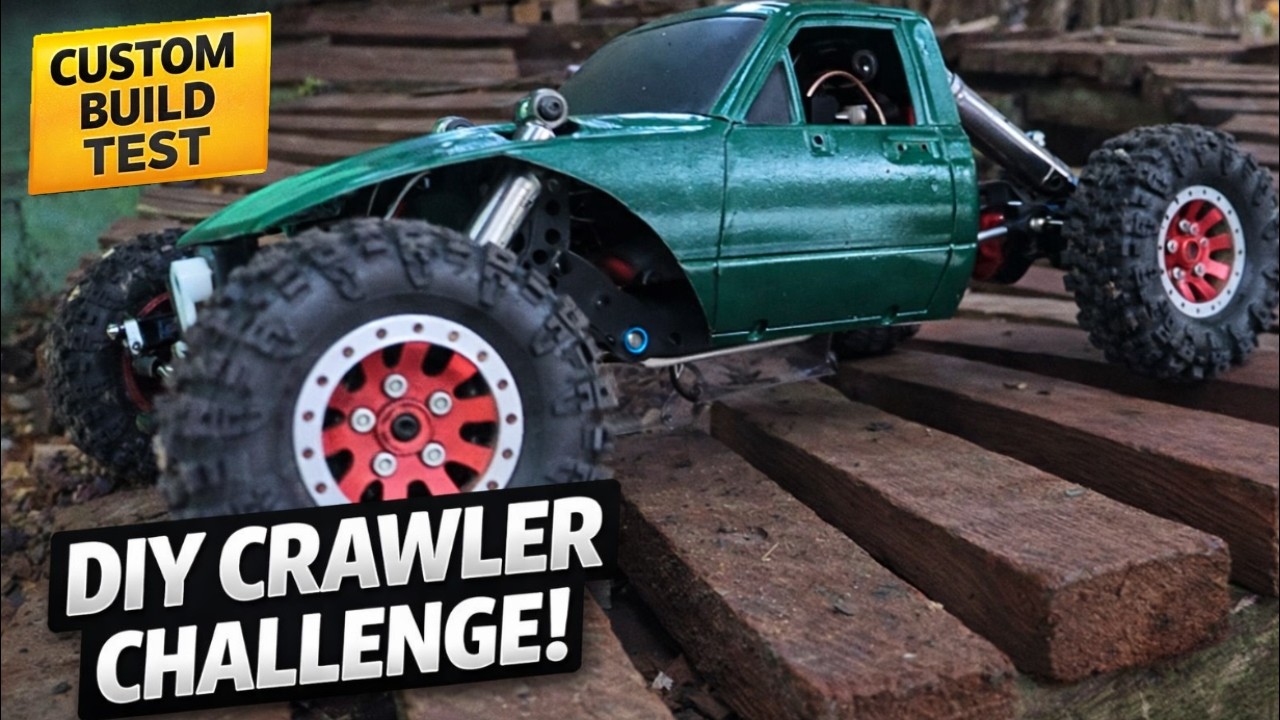 INSANE DIY RC Crawler Test! My Custom Build Takes On Winter Obstacle ...