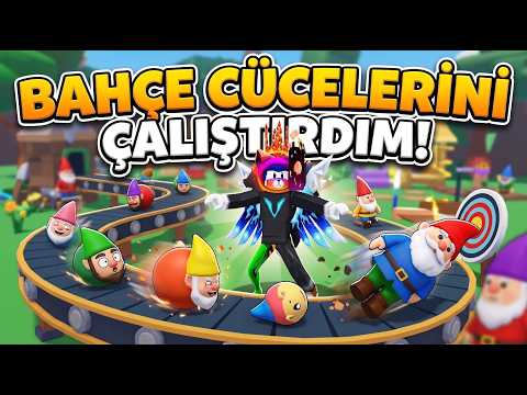 BAHÇE CÜCELERİME KÖLELİK YAPTIRDIM! | ROBLOX Roll a Gnome