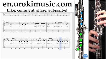 How to Play Oboe Katy Perry Rise Part#2 Melody School Learn Class Course Tutorial Sheet Music Tabs