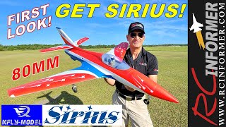 NEW XFLY SIRIUS 80MM First Look flight By: RCINFORMER