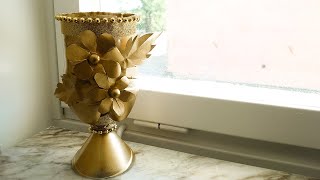 [Art_S] Golden Flower Pot [CRAFT]