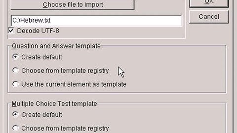 Importing a Hebrew-English Q&A Text File into SuperMemo