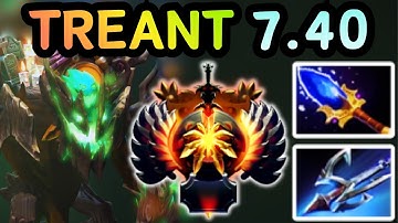 🔥 NEW PATCH 7.40 - 6000 HP NEW TREANT PROTECTOR OFFLANE IMBA TREE ?? | DOTA 2 GAMEPLAY 🔥