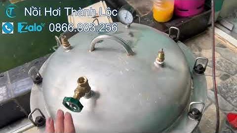 Nồi Nấu Cao Ngựa 100L đun bằng ga siêu nhanh