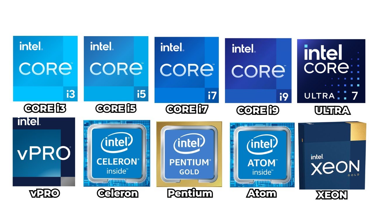 Every Intel CPU Explained In 11 Minutes - YouTube