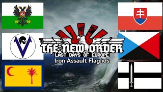 TNO The New Order flag ids (iron assault)