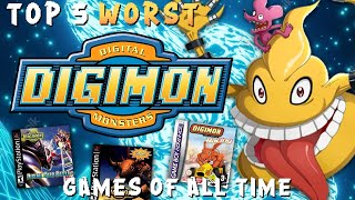 Top 5: Digimon Worst Games Ever!