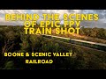 Behind the scenes of epic fpv train shot