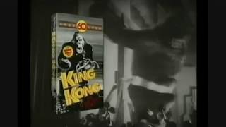 King Kong 1933 60th Anniversary VHS Ad #1 (1993) (windowboxed)