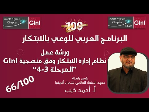 البرنامج العربي للوعي بالابتكار 33 نظام إدارة الابتكار وفق منهجية  المرحلة 4 3 أ أحمد ذيب