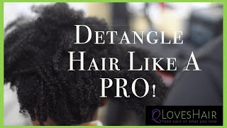 Detangle Thick Curly Hair Like a Pro without Losing Handfuls of Hair!