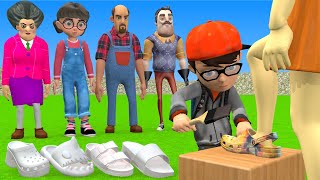 Scary Teacher 3D vs Squid Game Painting High Heels Squid Girl Nice or Error 5 Times Challenge screenshot 5