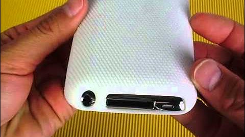 Wholesale iPod Touch 4 White Antislip Silicone Case Cover