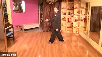 Argentine Tango class: sequence backward ocho, backward forward move, ocho cortado and forward ocho