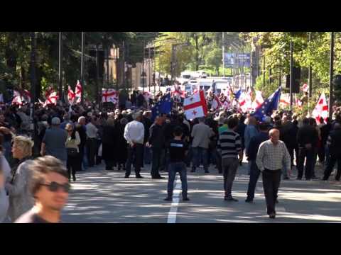 ნაციონალური მოძრაობის მცირერიცხოვანი  აქცია ქუთაისში