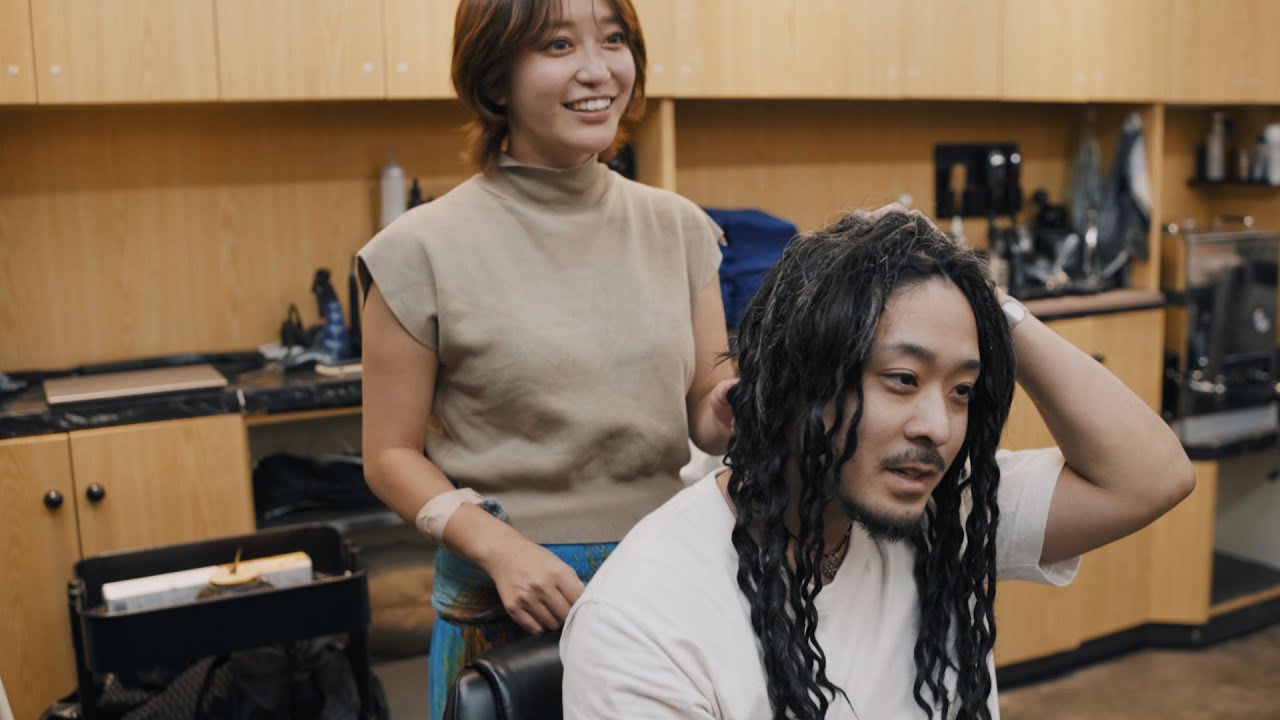 【ASMR】ドレッドを外して久しぶりのシャンプー💈-10℃のような爽快感 | 4K