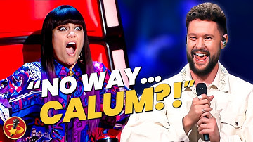 Did CALUM SCOTT Just Blind Audition?! 👀 Celebrity Singers on The Voice!