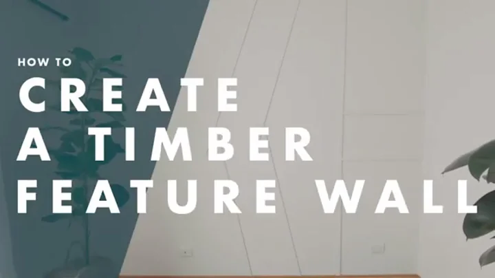 How To Create A Feature Wall Using Wood Panels - Bunnings Warehouse