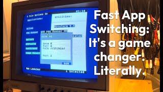 Do amazing things, with Fast App Switching, in C64 OS