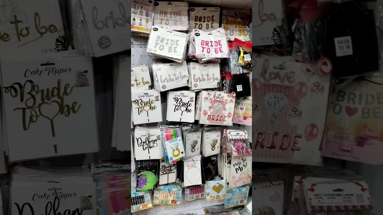 Display center... Bride to be accessories ❤️ 