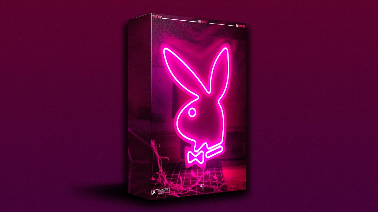 Download Playboy Logo Pink Neon Sign Wallpaper