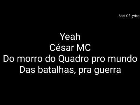 Césa MC Minha Ultima Letra Letra