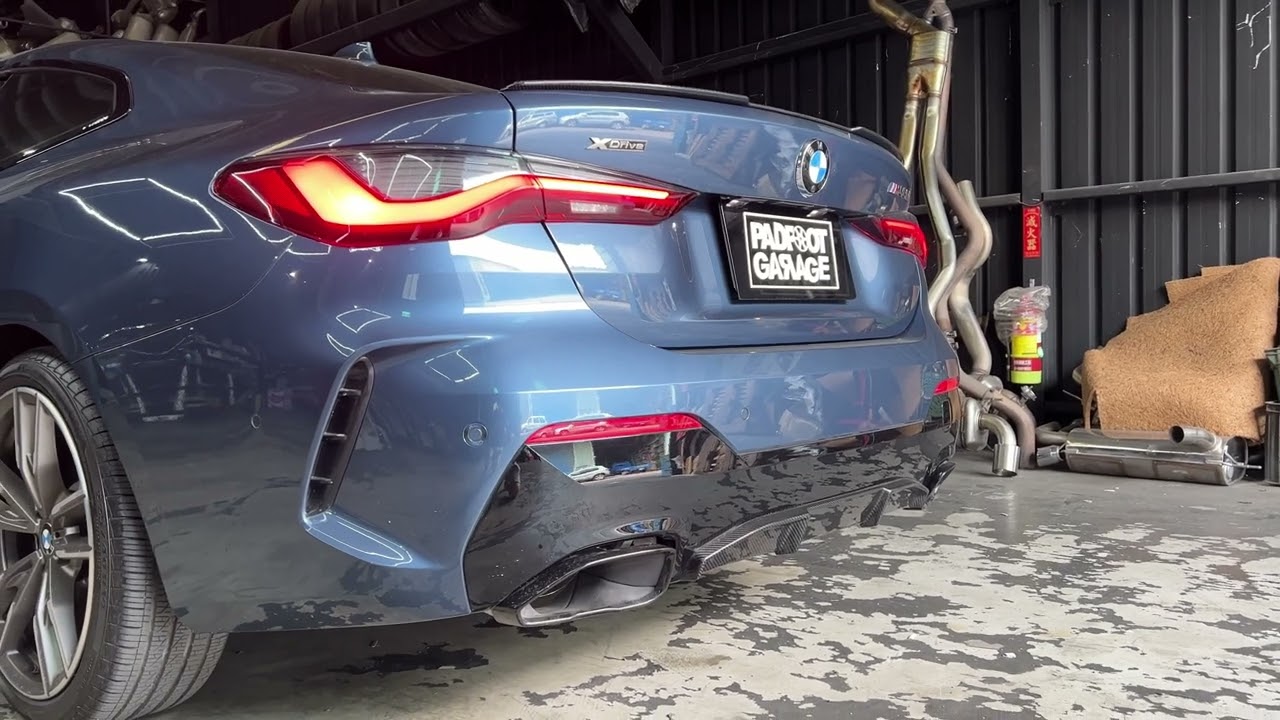 BMW G22 M440I 升級 M Performance exhaust 原廠 排氣管 尾段 YouTube