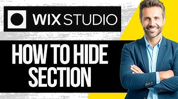 How to Hide Section in Wix Studio