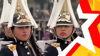 ЖЕНСКИЕ ВОЙСКА ЧИЛИ ★ WOMEN'S TROOPS OF CHILE ★ Военный парад в День Славы чилийской армии #military