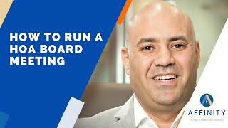 How to run a HOA Board Meeting