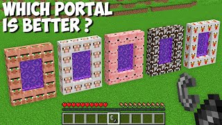 Which PEACEFUL MOB PORTAL IS BETTER in Minecraft ? CHOOSE BEST PORTAL !