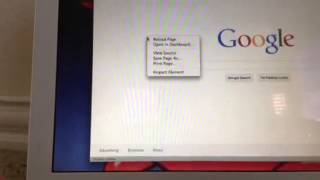 How to use Inspect Element on Mac Osx.