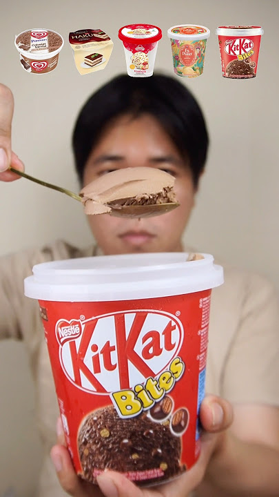 EATING VARIOUS CUP ICE CREAM #asmr #mukbang