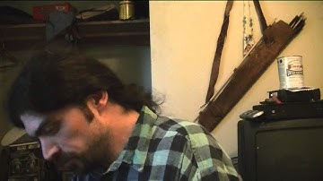 Rawhide axe sheath  part 2