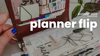 Planner Flip | August 2023 | Functional Planning | PWB Inserts | Planner Freebies | Plan With Bee