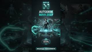 Autodesk Maya 2027 – 1 Year Official Subscription Professional 3D Animation & VFX Software