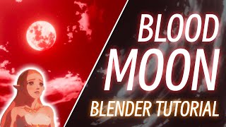 The rise of the Blood Moon shines in Blender - Tutorial screenshot 4