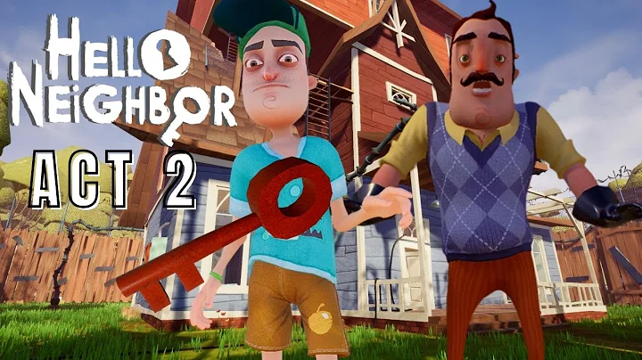 Hello Neighbor - Act 2 Easy Red Key Walkthrough