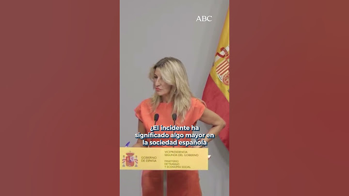 YOLANDA DÍAZ in TROUBLE when asked in ENGLISH