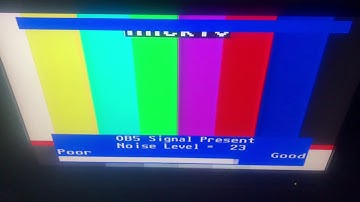 HackTV DMAC test card on Ferguson BSB Receiver